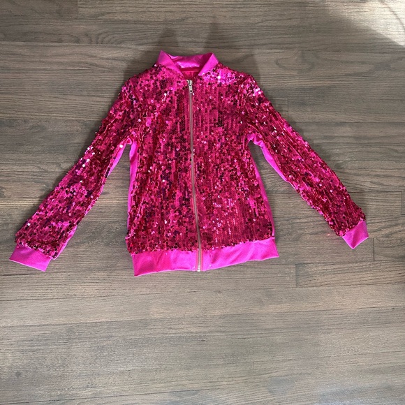 Pink sequin jacket - Picture 5 of 5